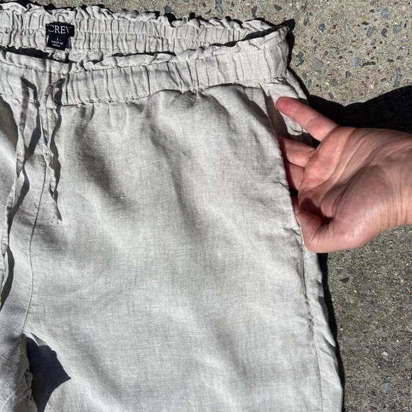 J. Crew Cream Wide Leg Pants - Picture 4 of 6